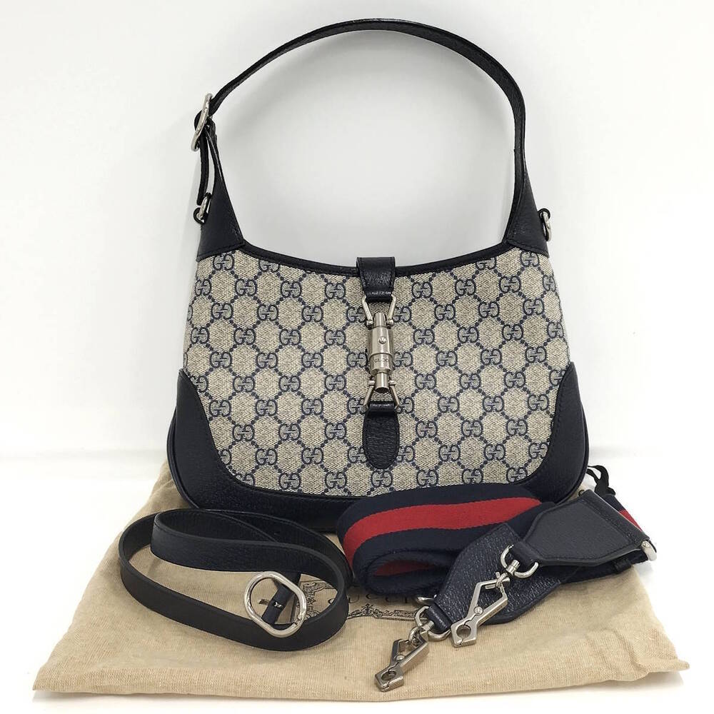 GUCCI Jackie Handbag GG Supreme Leather - Picture 10 of 10